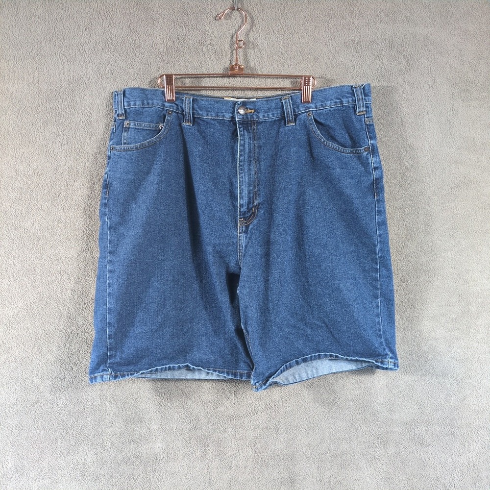 Big Mac‎ Workwear Mens Blue Denim Shorts Size 42 Relaxed Fit 100% Cotton